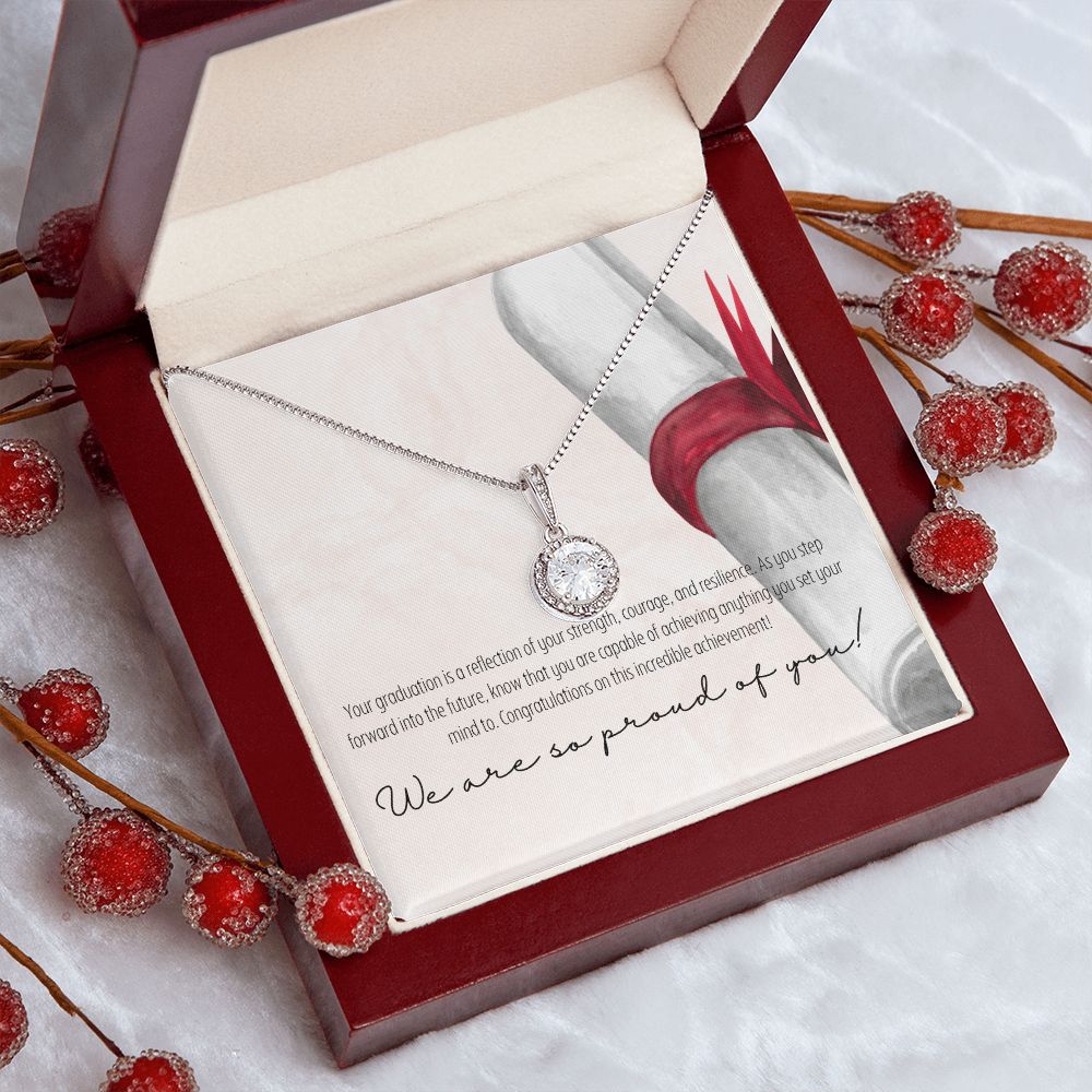 We are so proud of you! | Congratulations on this incredible achievement! - Eternal Hope Necklace