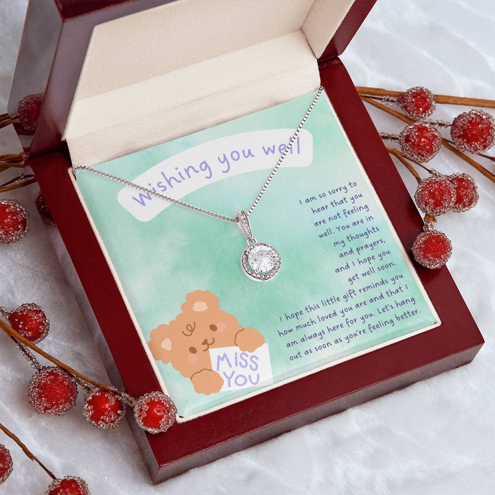 Wishing you well | You are in my thoughts and prayers, and I hope you  get well soon - Eternal Hope Necklace