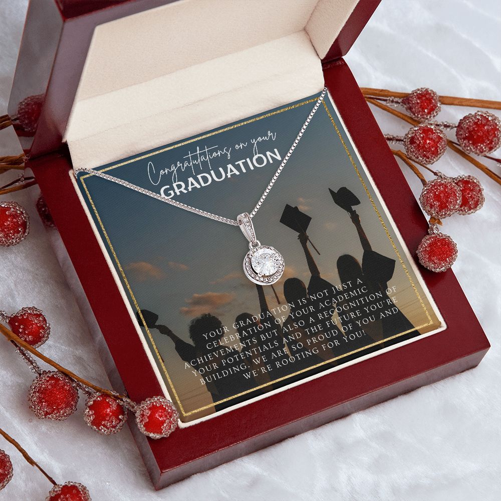 Congratulations on your Graduation | We are so proud of You and We're rooting for you! - Eternal Hope Necklace