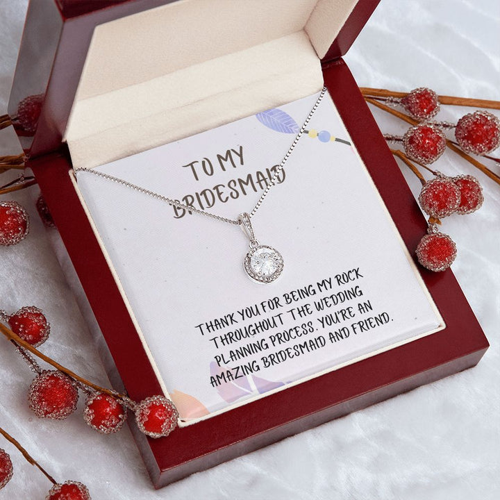 To My Bridesmaid | You're an amazing bridesmaid and friend - Eternal Hope Necklace