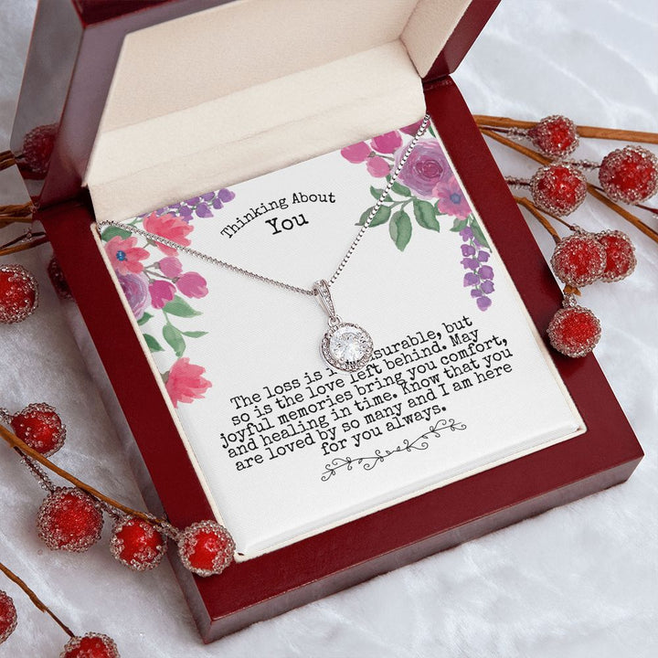 Thinking About You | May Joyful memories bring you comfort, and healing in time. - Eternal Hope Necklace