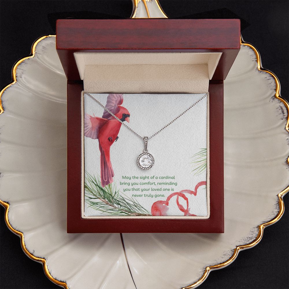 Never truly gone | May the sight of a cardinal bring you comfort - Eternal Hope Necklace