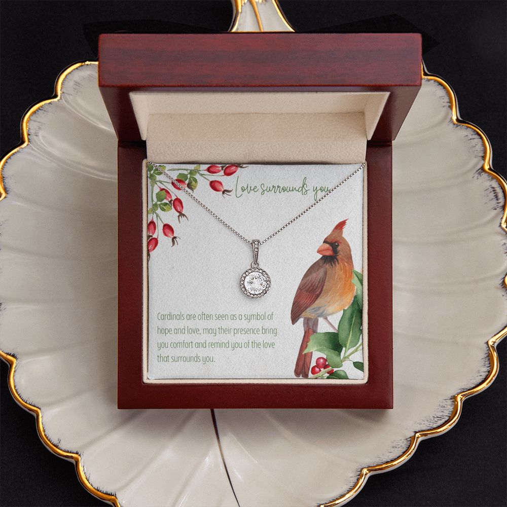 Love Surrounds You | Cardinals are often seen as a symbol of hope and love - Eternal Hope Necklace