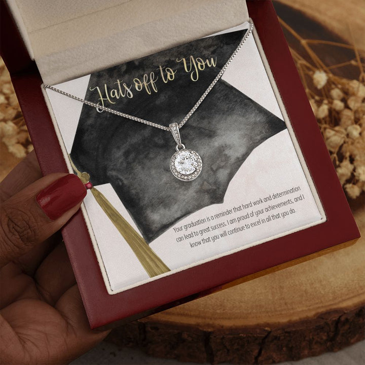 Hats off to you | Your graduation is a reminder that hard work and determination can lead to great success - Eternal Hope Necklace