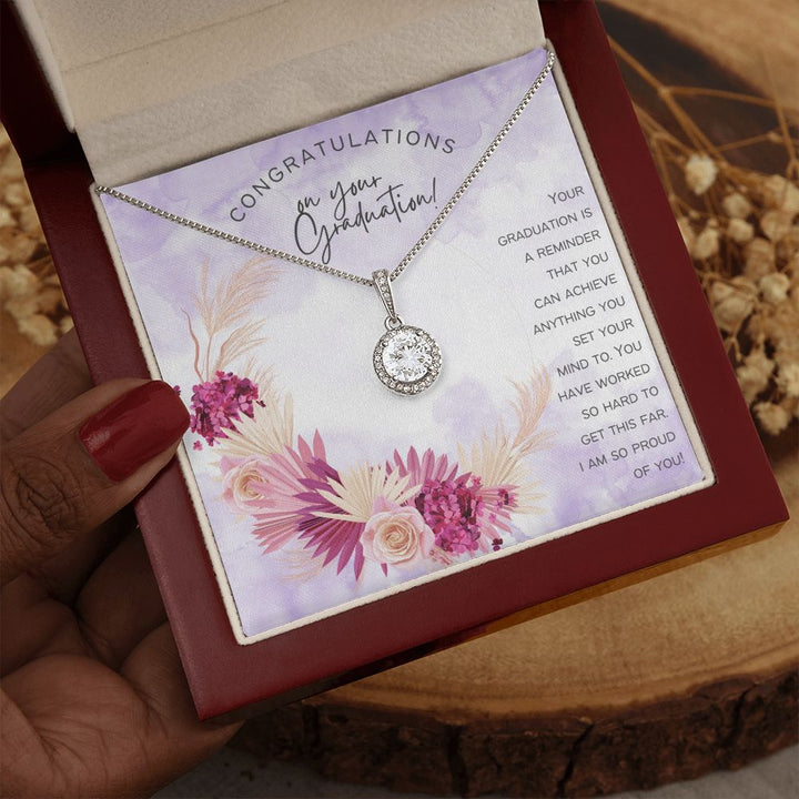 Congratulations on your Graduation | A reminder that you can achieve anything you set your mind to. - Eternal Hope Necklace