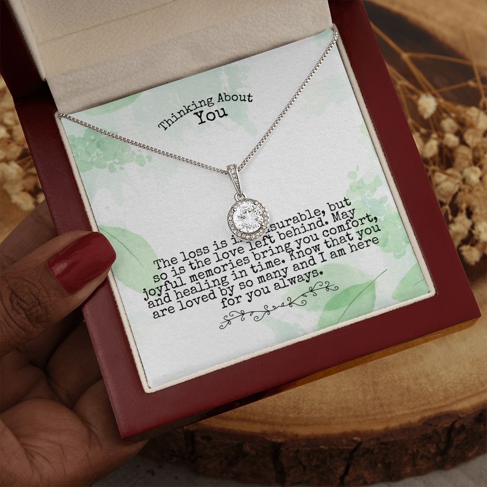 Thinking About You | The Loss is immeasurable, but so is the love left behind. - Eternal Hope Necklace