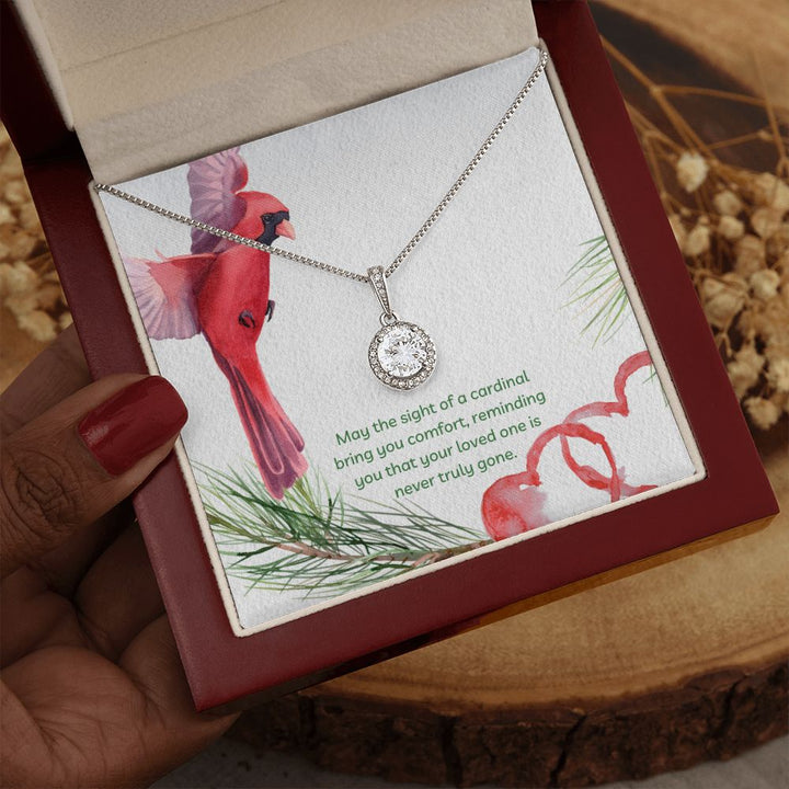 Never truly gone | May the sight of a cardinal bring you comfort - Eternal Hope Necklace