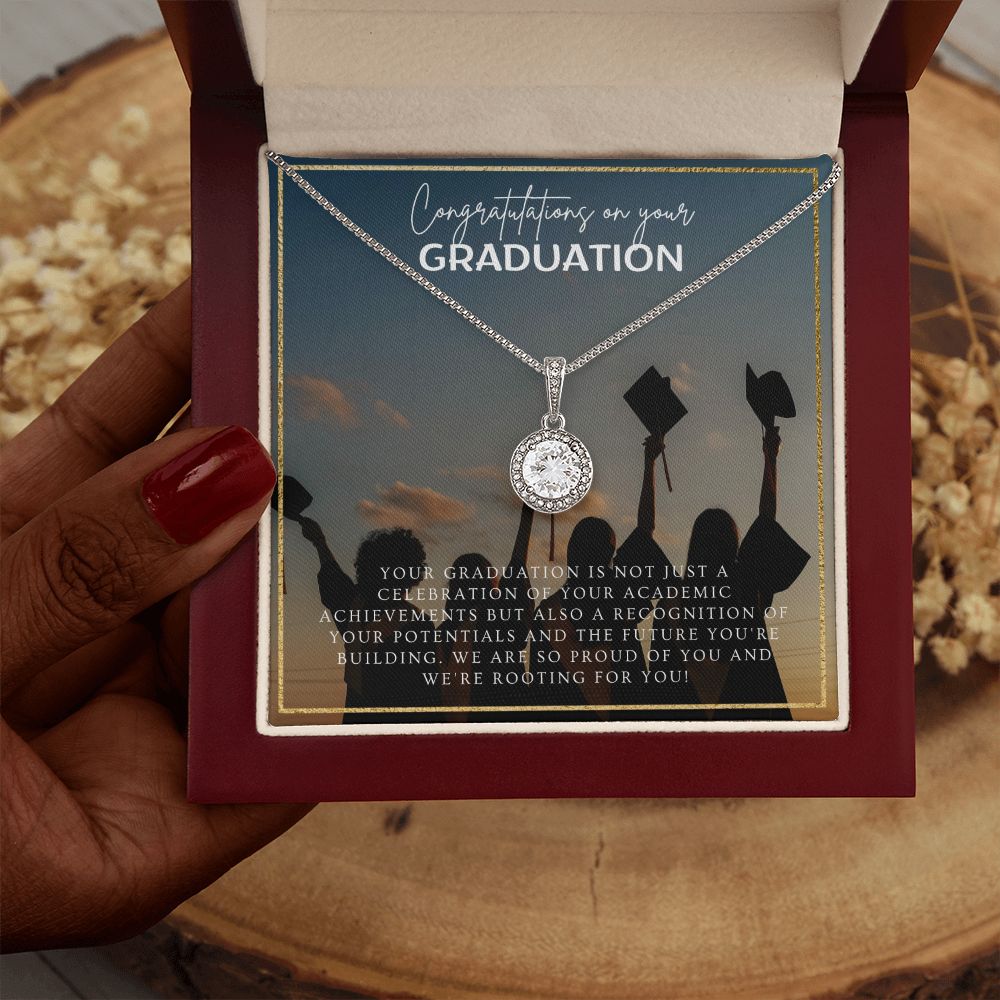 Congratulations on your Graduation | We are so proud of You and We're rooting for you! - Eternal Hope Necklace