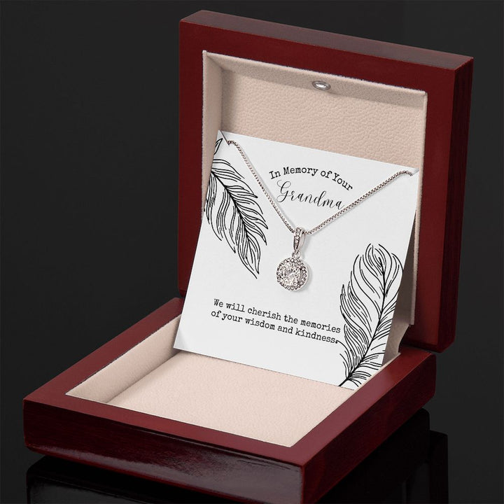 In Memory of Your Grandma | We will cherish the memories of your wisdom and kindness - Eternal Hope Necklace