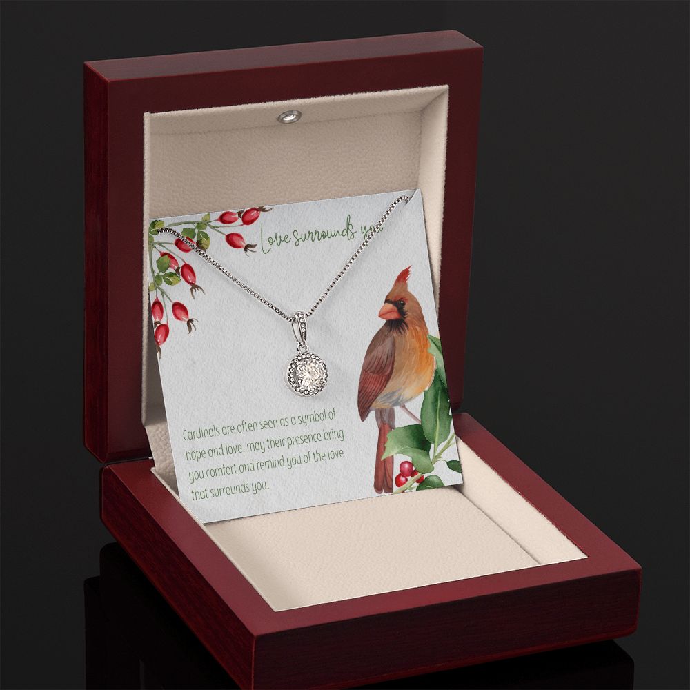 Love Surrounds You | Cardinals are often seen as a symbol of hope and love - Eternal Hope Necklace