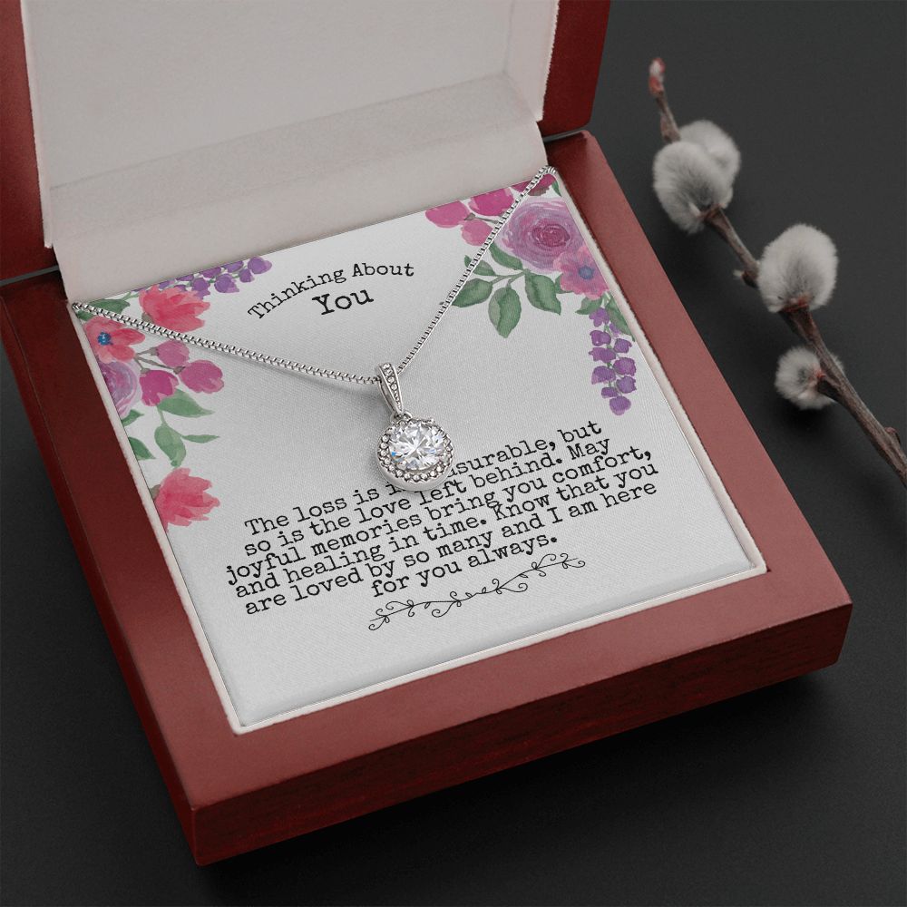 Thinking About You | May Joyful memories bring you comfort, and healing in time. - Eternal Hope Necklace