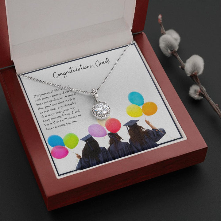 Congratulations, Grad! | Keep moving forward and know that I will always be here cheering on you - Eternal Hope Necklace