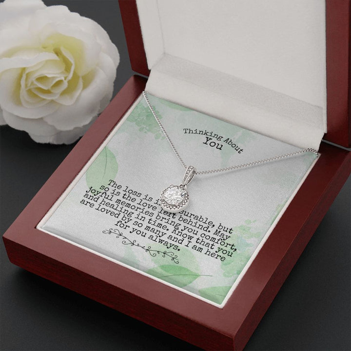 Thinking About You | The Loss is immeasurable, but so is the love left behind. - Eternal Hope Necklace