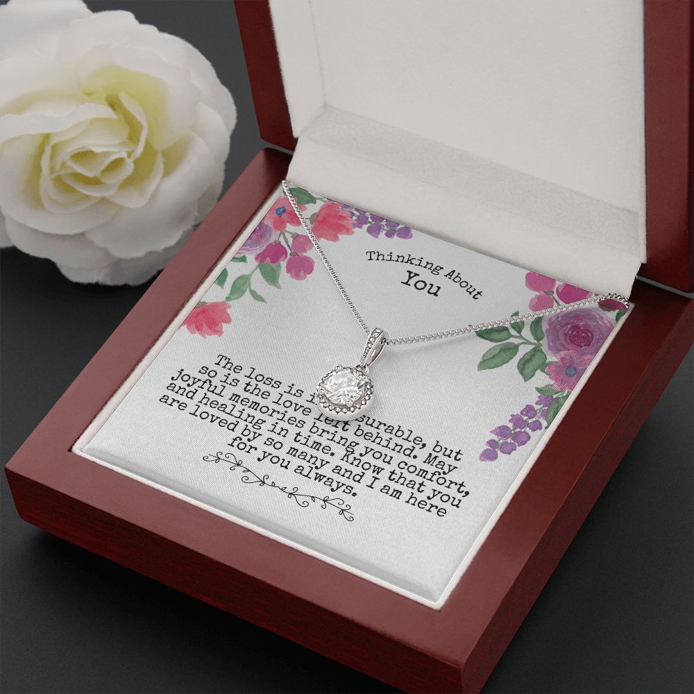 Thinking About You | May Joyful memories bring you comfort, and healing in time. - Eternal Hope Necklace