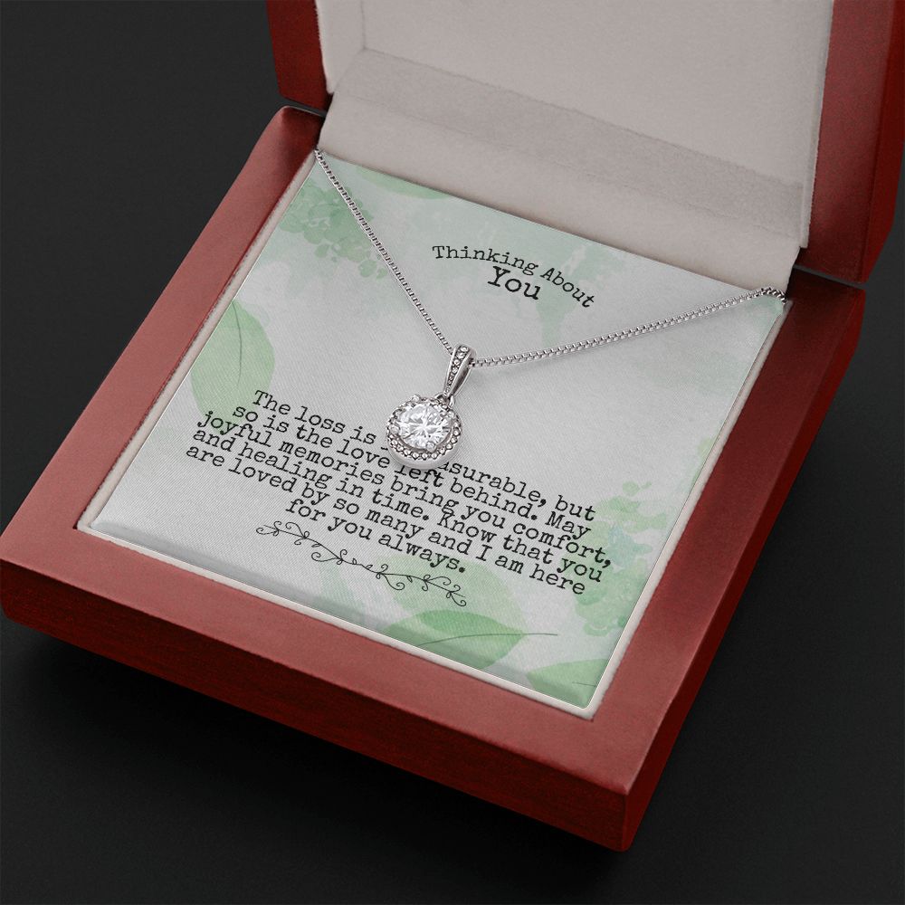 Thinking About You | The Loss is immeasurable, but so is the love left behind. - Eternal Hope Necklace