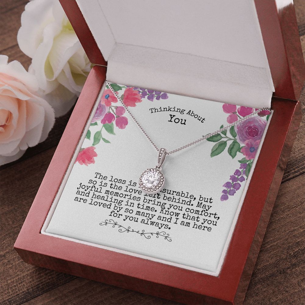 Thinking About You | May Joyful memories bring you comfort, and healing in time. - Eternal Hope Necklace