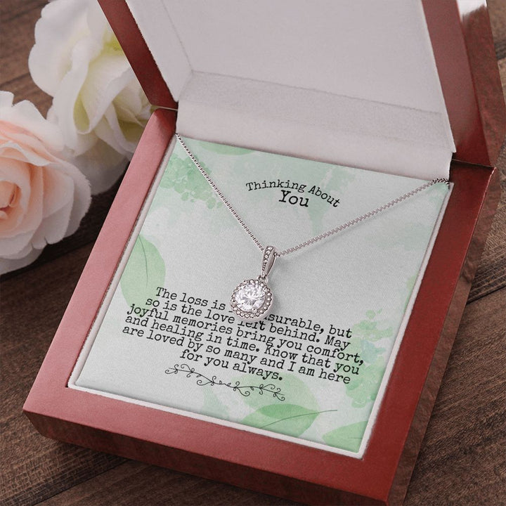 Thinking About You | The Loss is immeasurable, but so is the love left behind. - Eternal Hope Necklace