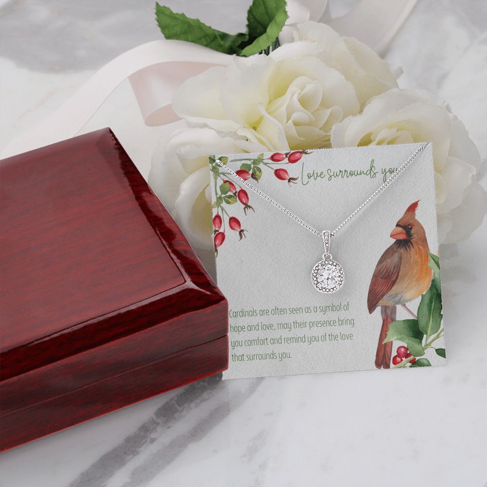 Love Surrounds You | Cardinals are often seen as a symbol of hope and love - Eternal Hope Necklace