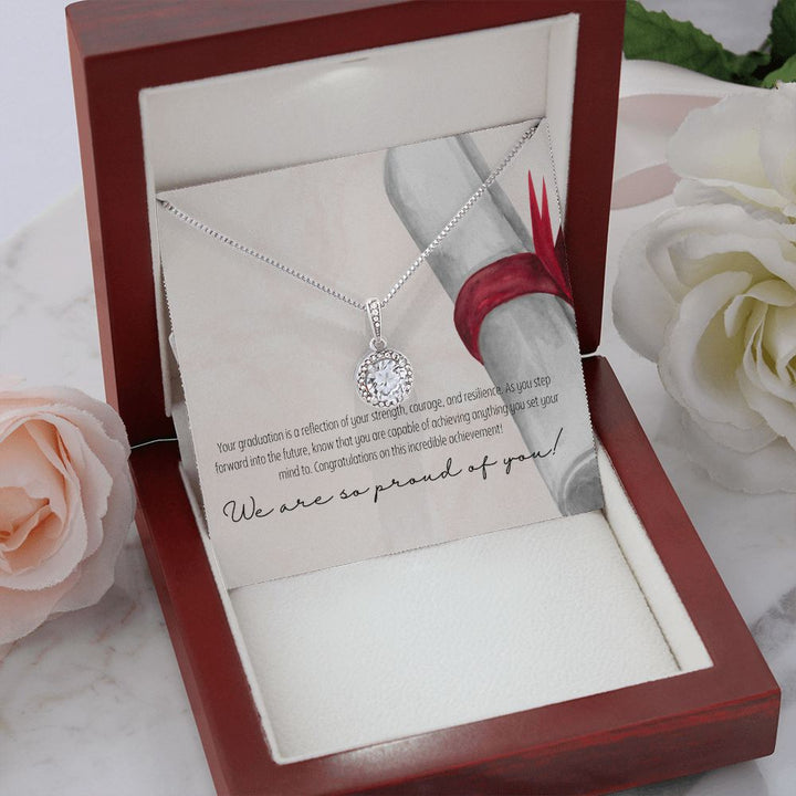 We are so proud of you! | Congratulations on this incredible achievement! - Eternal Hope Necklace