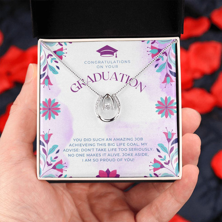 Congratulations on your Graduation | You did such an amazing job achieving this big life goal - Lucky in Love Necklace