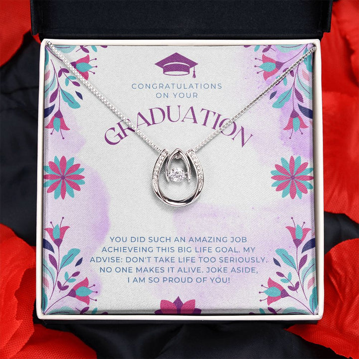 Congratulations on your Graduation | You did such an amazing job achieving this big life goal - Lucky in Love Necklace