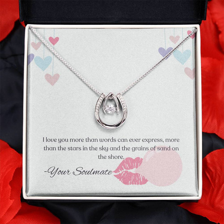 Soulmate | I love you more than words can ever express - Lucky in Love Necklace