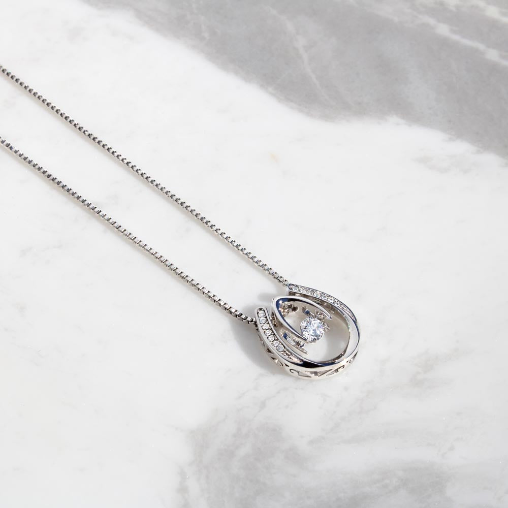 To My Beautiful Girlfriend | I want you today, tomorrow, next week, next month, next year, and for the rest of my life . - Lucky in Love Necklace