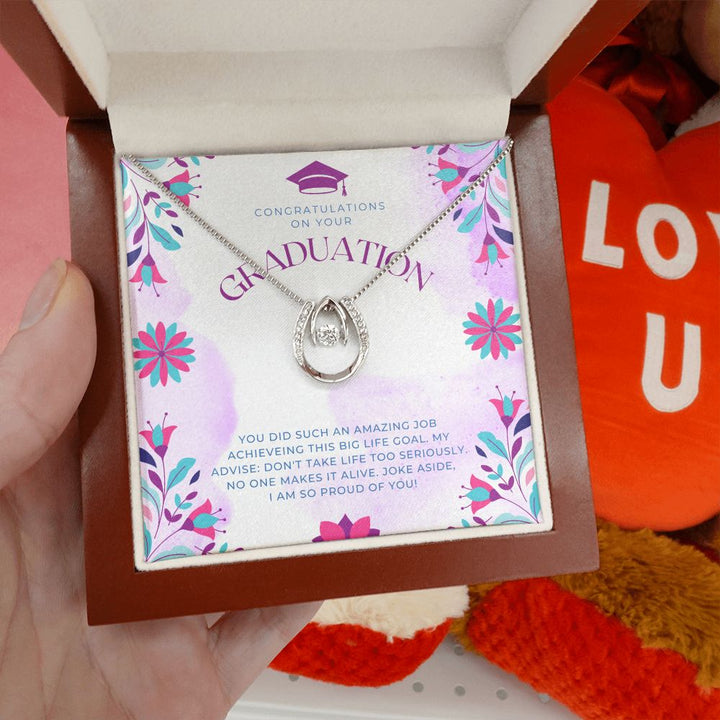 Congratulations on your Graduation | You did such an amazing job achieving this big life goal - Lucky in Love Necklace