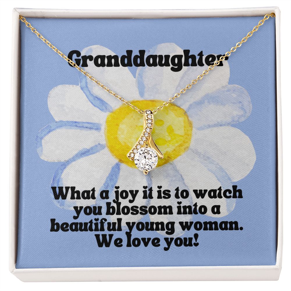 Granddaughter | What a joy it is to watch you blossom into young woman. We Love you! - Alluring Beauty Necklace