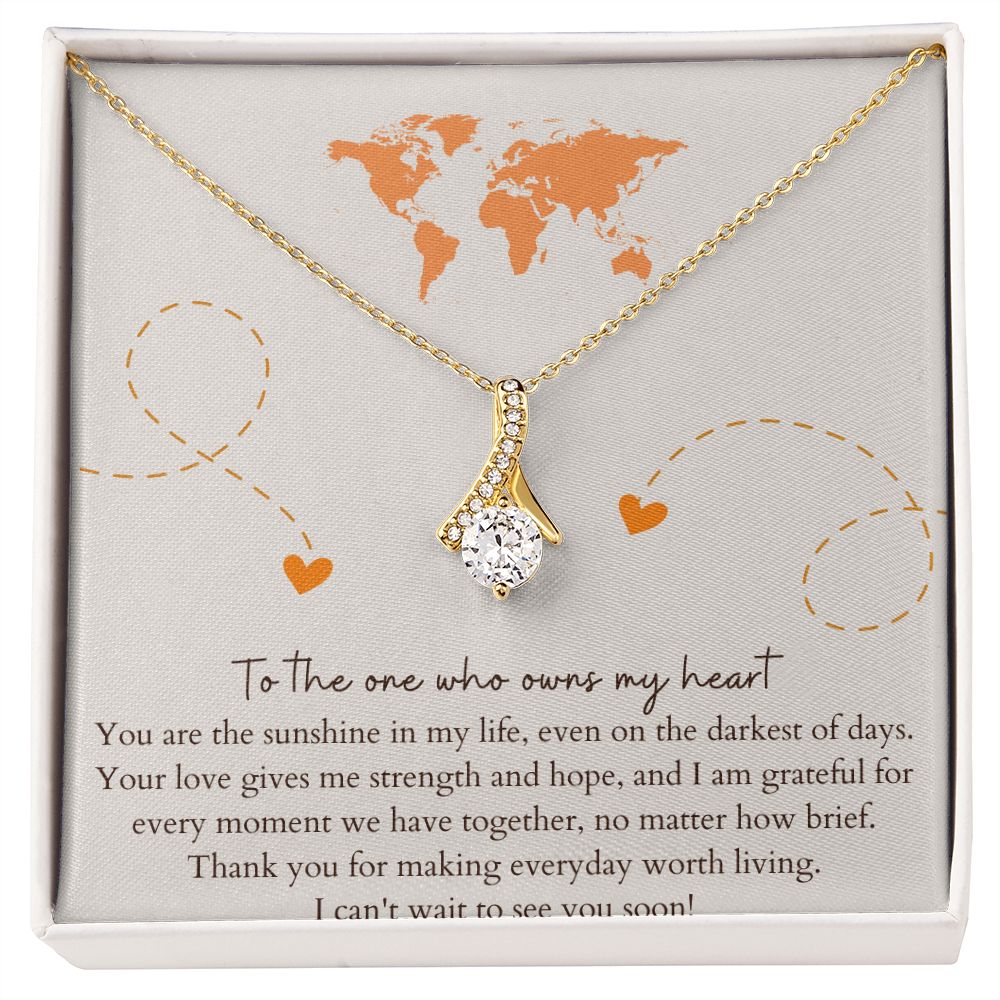 To the one who owns my Heart | You are the sunshine in my Life - Alluring Beauty Necklace