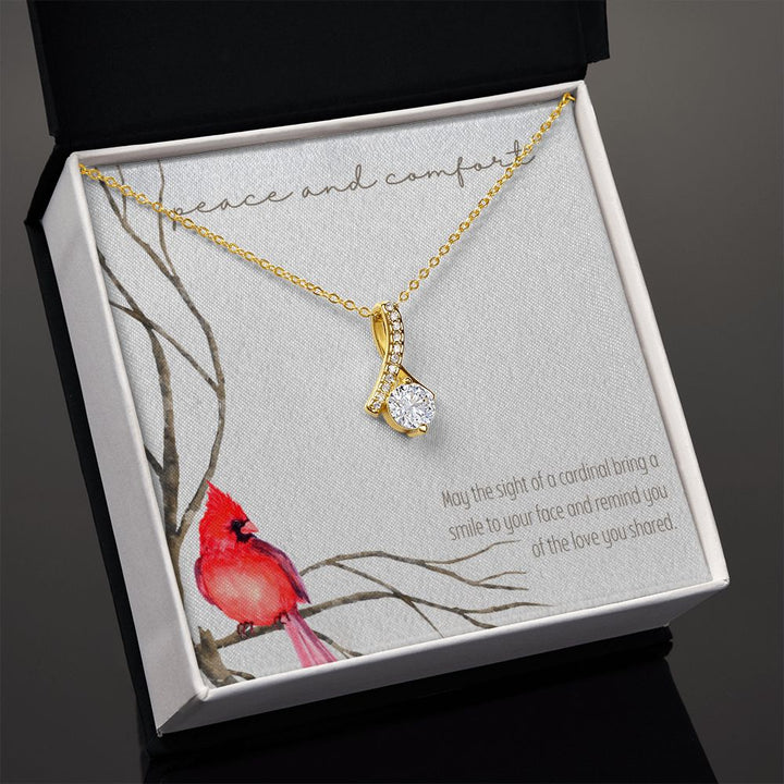 Peace and Comfort | May the sight of a cardinal bring a smile to your face - Alluring Beauty Necklace