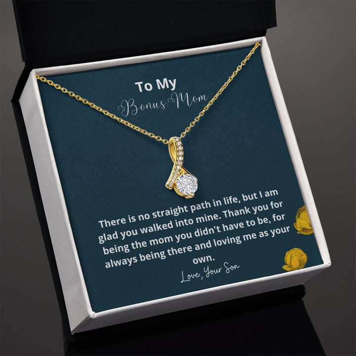 To My Bonus Mom | There is no straight path in life, but I am glad you walked into mine - Alluring Beauty Necklace