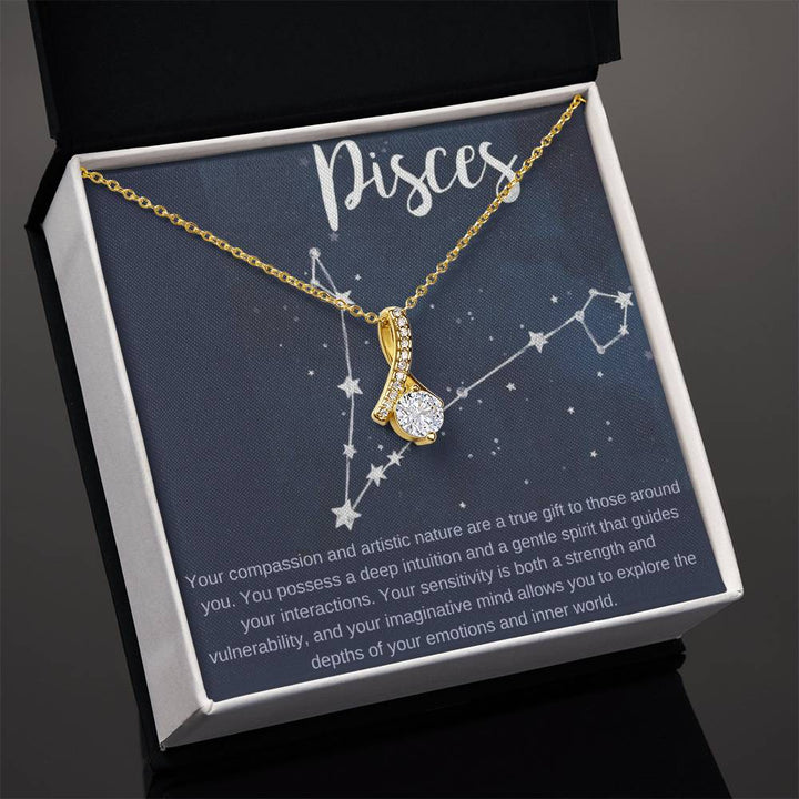 Pisces | Your compassion and artistic nature are a true gift to those around you - Alluring Beauty Necklace