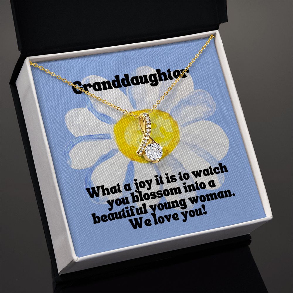 Granddaughter | What a joy it is to watch you blossom into young woman. We Love you! - Alluring Beauty Necklace