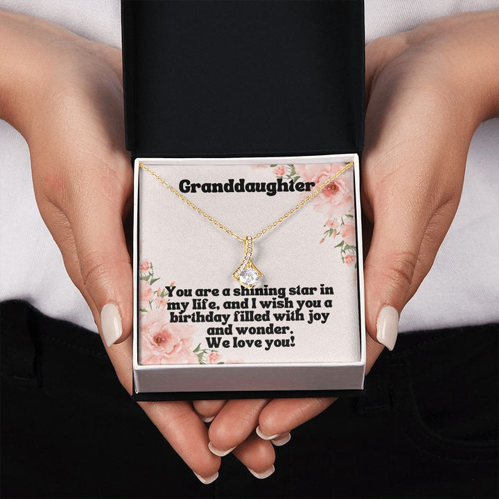 Granddaughter | You are a shining star in my life, and I wish you a birthday filled with joy and wonder - Alluring Beauty Necklace