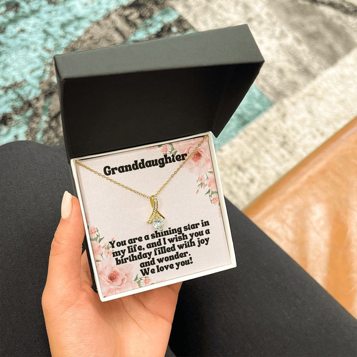 Granddaughter | You are a shining star in my life, and I wish you a birthday filled with joy and wonder - Alluring Beauty Necklace