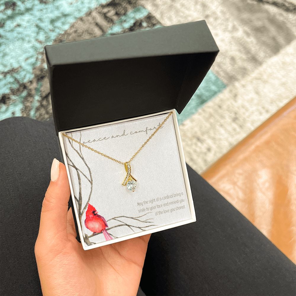 Peace and Comfort | May the sight of a cardinal bring a smile to your face - Alluring Beauty Necklace