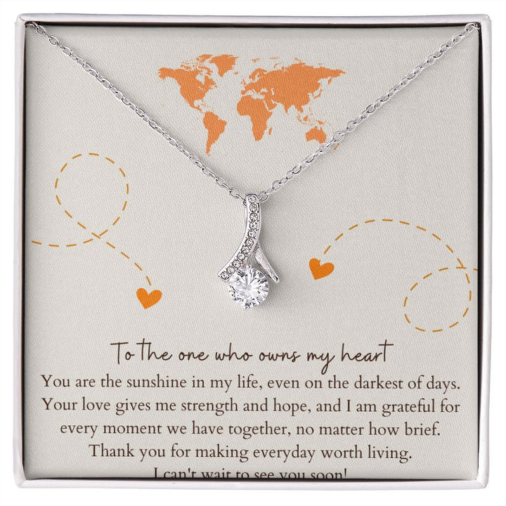 To the one who owns my Heart | You are the sunshine in my Life - Alluring Beauty Necklace