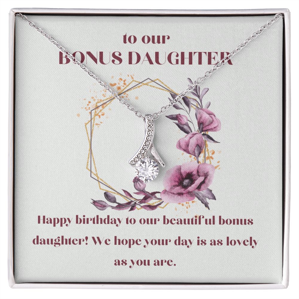 To our Bonus Daughter | Happy Birthday to our beautiful bonus daughter! We hope your day is as lovely as you are - Alluring Beauty Necklace