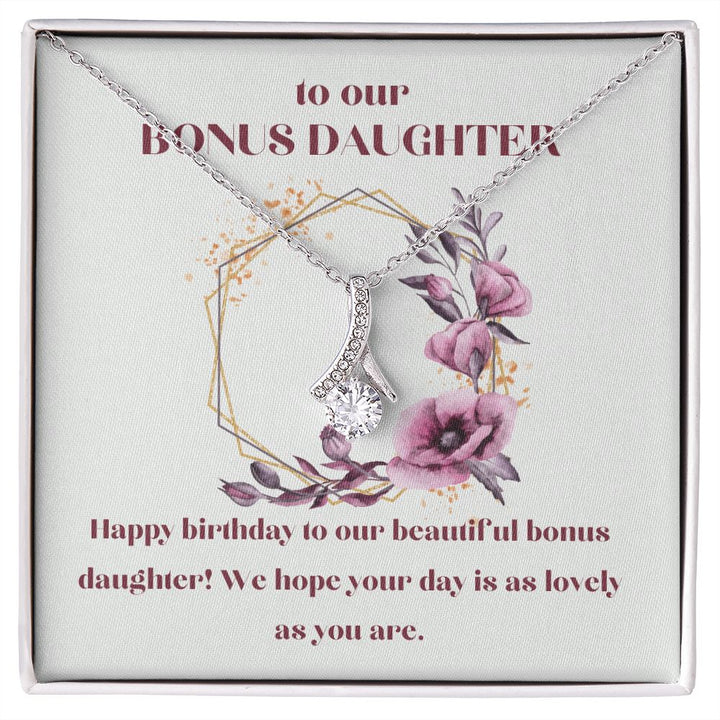 To our Bonus Daughter | Happy Birthday to our beautiful bonus daughter! We hope your day is as lovely as you are - Alluring Beauty Necklace