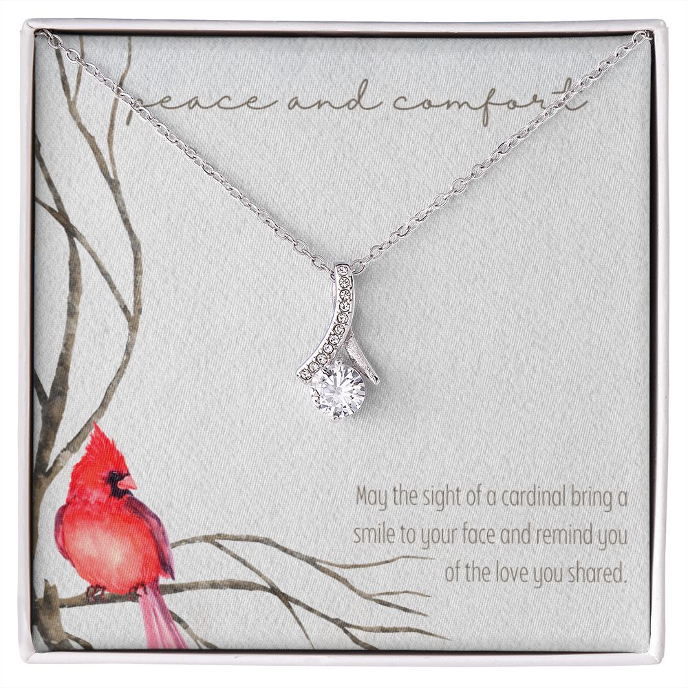 Peace and Comfort | May the sight of a cardinal bring a smile to your face - Alluring Beauty Necklace