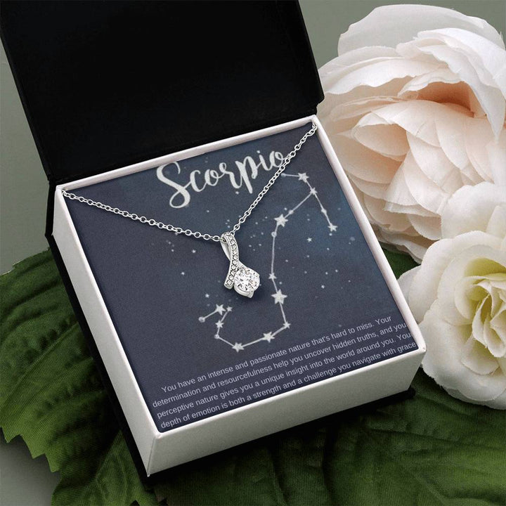 Scorpio | You have an intense and passionate nature that's hard to miss - Alluring Beauty Necklace