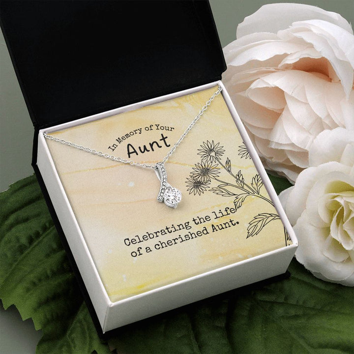 In Memory of Your Aunt | Celebrating the life of a cherished Aunt - Alluring Beauty Necklace