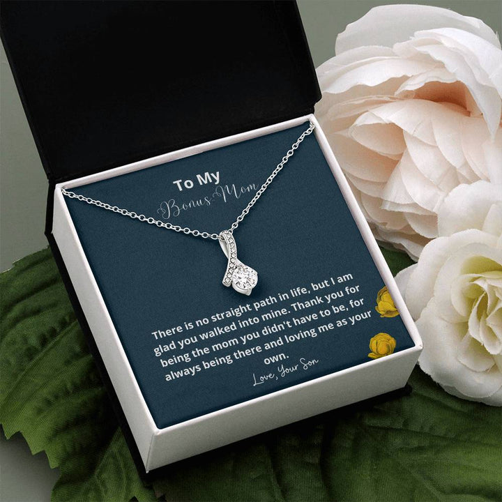 To My Bonus Mom | There is no straight path in life, but I am glad you walked into mine - Alluring Beauty Necklace