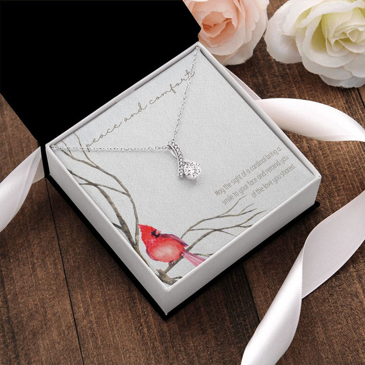 Peace and Comfort | May the sight of a cardinal bring a smile to your face - Alluring Beauty Necklace