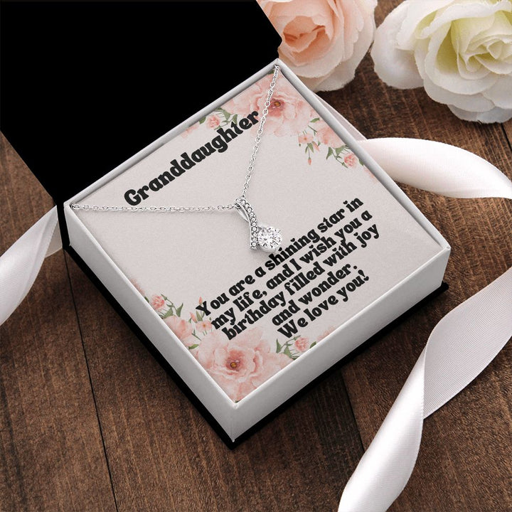 Granddaughter | You are a shining star in my life, and I wish you a birthday filled with joy and wonder - Alluring Beauty Necklace