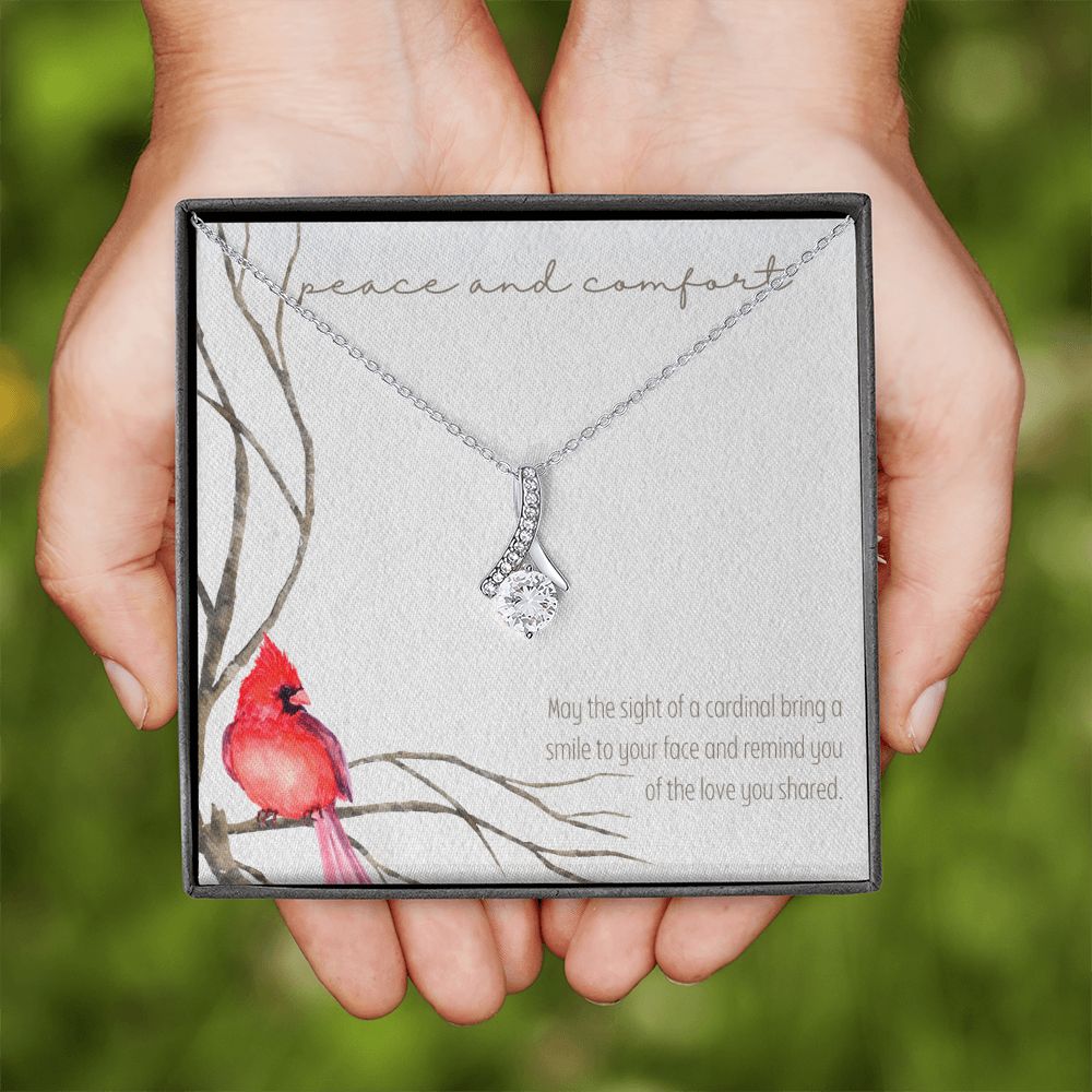 Peace and Comfort | May the sight of a cardinal bring a smile to your face - Alluring Beauty Necklace