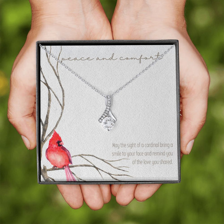 Peace and Comfort | May the sight of a cardinal bring a smile to your face - Alluring Beauty Necklace