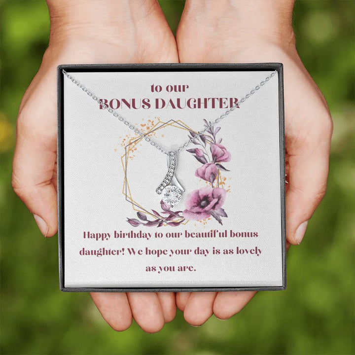 To our Bonus Daughter | Happy Birthday to our beautiful bonus daughter! We hope your day is as lovely as you are - Alluring Beauty Necklace