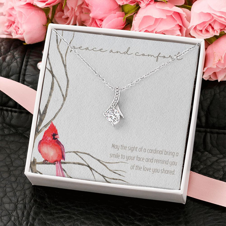 Peace and Comfort | May the sight of a cardinal bring a smile to your face - Alluring Beauty Necklace